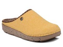 Ciepłe kapcie damskie filcowe domowe zakryte Inblu ED-18 żółty-36