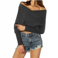 Ciepłe Ponczo Gruby Sweter Ciepły Szal Z Rękawami Poncho Szalik Kolor Grafit