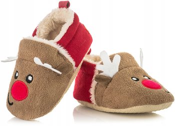 Ciepłe świąteczne buciki niechodki na prezent 0-6 - ATTRACTIVE