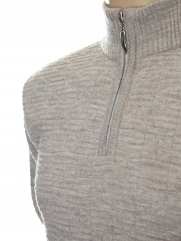 Ciepły miły sweter męski z wełny wełniany niegryzący półgolf ze stójką M - Inna marka