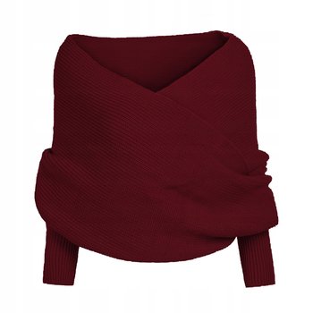 Ciepły Sweter Damski Luźny Sweterek Gruby Milutki Otulacz Narzutka Kolory - SNM