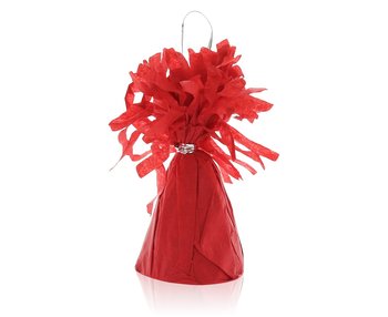 Ciężarek papierowy do balonów z helem, czerwony - Inna marka