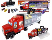 Ciężarówka Z Autami Metalowe Auta Tir Laweta 997Cz