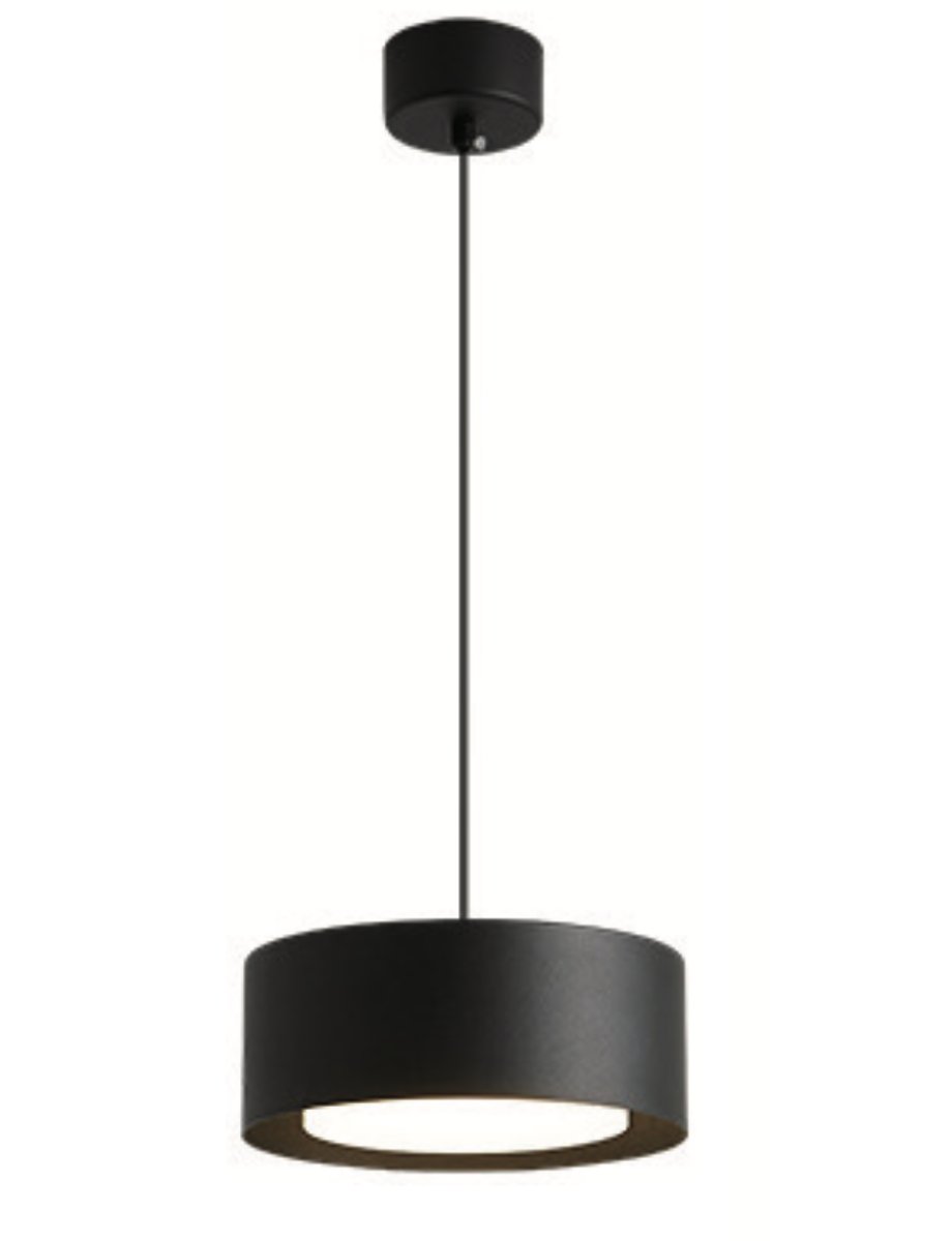 Фото - Люстра / світильник Cilindro P Black - nowoczesna lampa wisząca LED