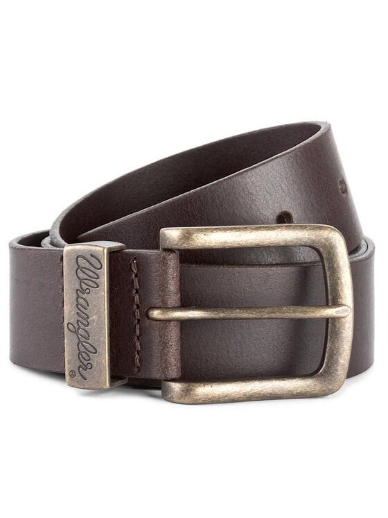Wrangler Eagle Buckle Cintura, Black, 90 Uomo