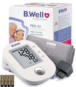 CIŚNIENIOMIERZ AUTOMATYCZNY ELEKTRONICZNY B.WELL PRO-33 na ramię + zasilacz - B.Well