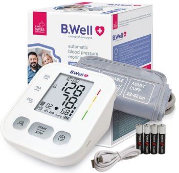 Ciśnieniomierz Automatyczny Naramienny Arytmia Etui B.well Pro-25 Usb-c - B.Well