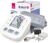 Ciśnieniomierz Automatyczny Naramienny B.well Pro-25 Arytmia Etui Zasilacz