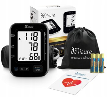 Ciśnieniomierz naramienny Misure MI Med 4 z funkcją komunikatów głosowych - Misure
