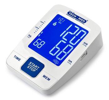 Ciśnieniomierz TMA-CONTROL 5 TECH-MED z funkcją mowy, pomiar podczas pompowania, pamięć 2x120, 22-42 cm - Shenzen