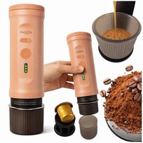 Ciśnieniowy ekspres do kawy przenośny automatyczny 20bar kapsułki mielona B