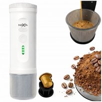 Ciśnieniowy ekspres do kawy przenośny automatyczny 20bar kapsułki mielona W