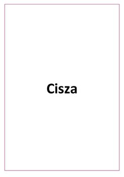 Cisza - Simińska Aleksandra