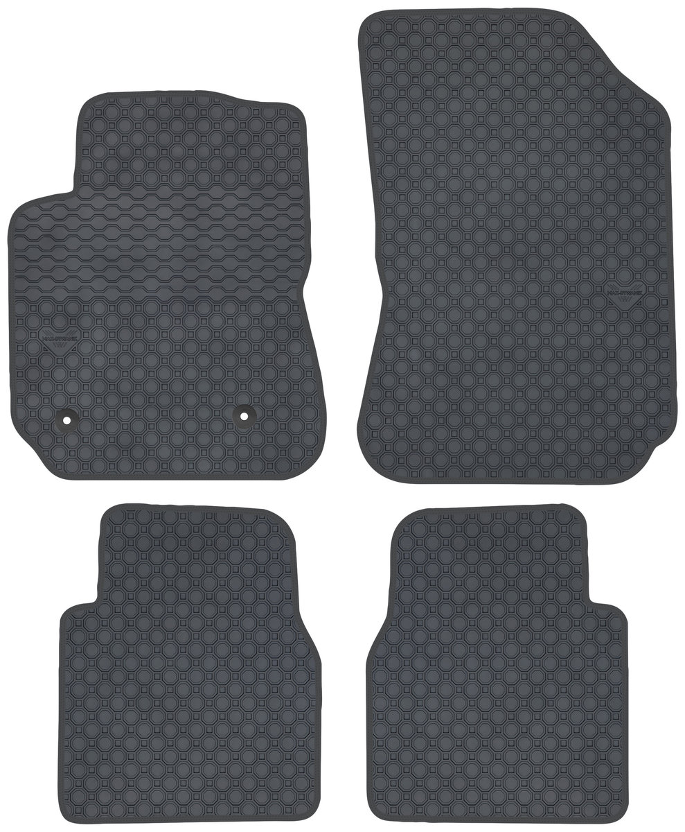 JITEM Voiture Tapis De Sol en Cuir pour Citroen C4 Cactus 2014-2018, Deux Etagessur Mesureamovible Tous Temps Confortable Antidérapant Imperméables Protection Intérieur Accessoires,D/Black Blue