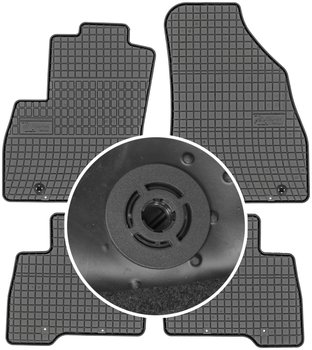 Citroen Nemo  Kombi od 2007-2017r. Dywaniki gumowe FROGUM 0637 + mocowania MAX-DYWANIK - Frogum