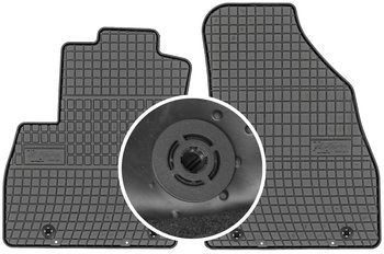 Citroen Nemo  Kombi od 2007-2017r. Dywaniki gumowe FROGUM 0637P + mocowania MAX-DYWANIK - Frogum