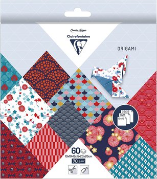 Clairefontaine, Papier  Origami Hanayo 3 Formaty 60 Arkuszy - Clairefontaine