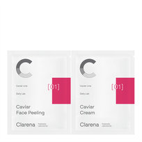 Clarena Caviar Face Peeling 3 ml + Cream 3 ml Krem i peeling w saszetce 1x