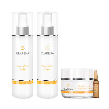 Clarena, Zestaw Power Pure Vit C z Witaminą C, 3 szt. - Clarena