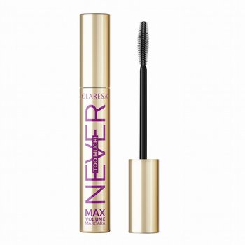 Claresa, Never Too Much!, tusz do rzęs zwiększający objętość, 10g - Claresa