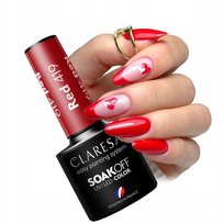 Claresa Red 419 Czerwony Lakier Hybrydowy Hybryda Czerwień 5 Ml