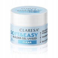 Claresa Soft&Easy, Żel budujący, Clear, 90g Claresa