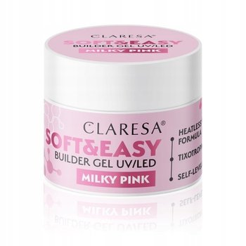 Claresa Soft&Easy, Żel budujący, Milky Pink, 90g - Claresa