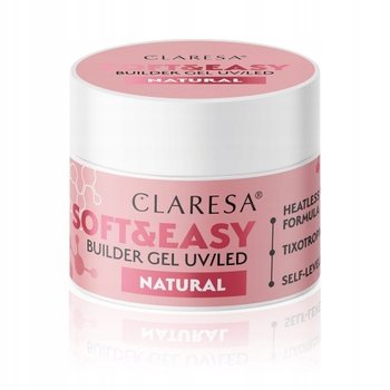 Claresa, Soft&Easy, Żel budujący, Natural, 45g - Claresa