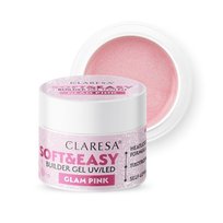 Claresa Żel Budujący Do Paznokci Soft&Easy Glam Pink 45 G Claresa