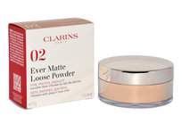 Clarins, Ever Matte Loose Powder, Puder sypki do twarzy, 02 Universal Medium