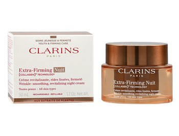 Clarins Extra Firming Nuit Collagen Wrinkle Smoothing Revitalizing Night Cream All Skin Types 50ml - Clarins
