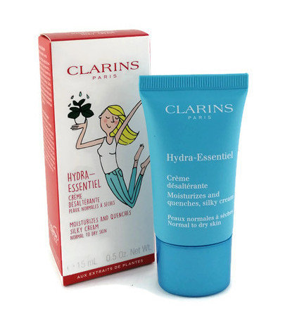 Empik CLARINS HYDRA ESSENTIEL MOISTURIZES AND QUENCHES SILKY CREAM NORMAL TO DRY SKIN 15ML