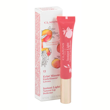 Clarins, Instant Light, błyszczyk do ust z pigmentami rozświetlającymi 3D 13 Pink Grapefruit, 12 ml - Clarins