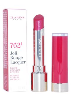 Clarins, Joli Rouge Lacquer, pomadka do ust 762L Pop Pink, 3 g - Clarins