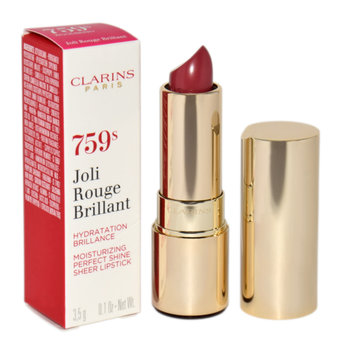 Clarins, Joli Rouge, Pomadka do ust, Brillant Lipstick 759 S Woodberry, 3,5 g - Clarins