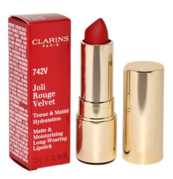 Clarins, Joli Rouge, Pomadka do ust Velvet Joli Rouge 742, 3.5 g - Clarins