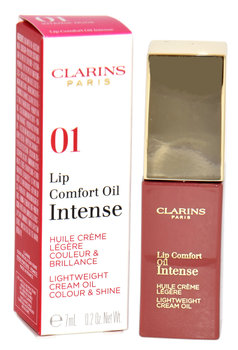 Clarins, Lip Comfort Oil Intense, olejek do ust 01 Intense Nude, 7 ml - Clarins