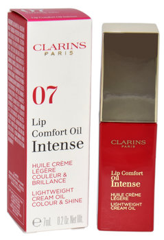 Clarins, Lip Comfort Oil Intense, olejek do ust 07 Intense Red, 7 ml - Clarins
