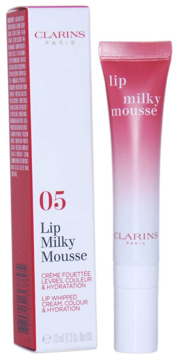 Фото - Помада й блиск для губ LIP Clarins,  Milky Mousse, balsam do ust 05 Milky Rosewood, 10 ml 