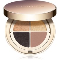 Clarins Ombre 4 Colour Eye Palette paleta cieni do powiek dla długotrwałego efektu odcień 08 - Amber Gradation 4,2 g Clarins
