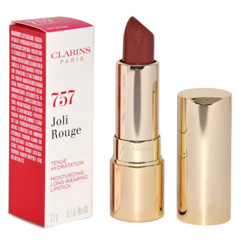 Clarins, Pomadka Joli Rouge Lipstick, 757 Nude Brick, 3,5 g - Clarins