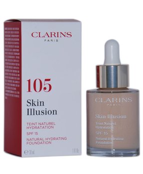 Clarins, Skin Illusion, podkład nawilżająco-rozświetlający 105 Nude, SPF 15, 30 ml - Clarins