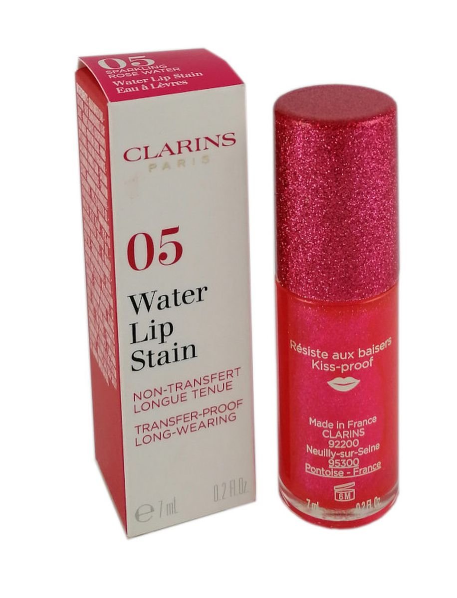 Clarins, Water Lip Stain, woda koloryzująca do ust 05 Rose Water, 7 ml