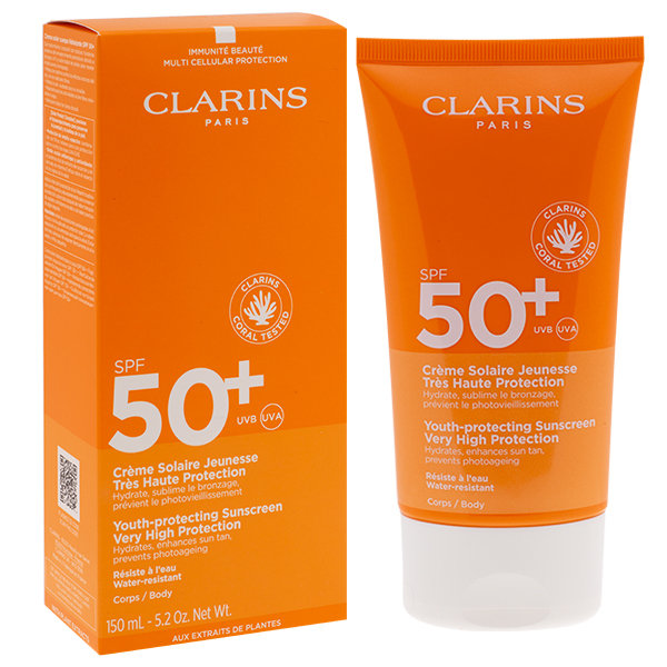 Empik Clarins Youth Protecting Sunscreen Spf50+ Sun Protection Body Krem ochronny 150ml
