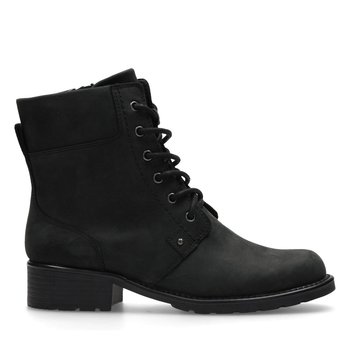 Clarks, Botki damskie, Orinoco Spice, czarny, rozmiar 42 botki damskie 42