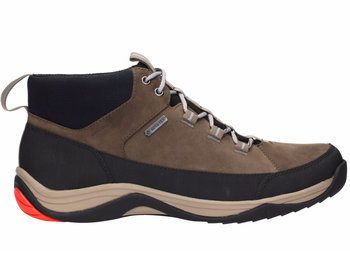 Clarks, Buty trekkingowe męskie, Baystone HI GTX, brązowy, rozmiar 40 - Clarks