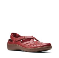 Clarks Cora Dream [Red Leather] - Rozmiar 40 Clarks