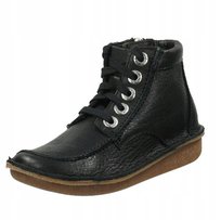 CLARKS DAMSKIE BOTKI SKÓRZANE NA ZAMEK 41 1ŻTE Clarks