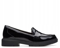 Clarks Damskie Półbuty Czarne Wsuwane Lakierowane 39 Ż_E Clarks