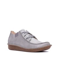 Clarks Funny Dream [grey metallic leather] - rozmiar 37 Clarks